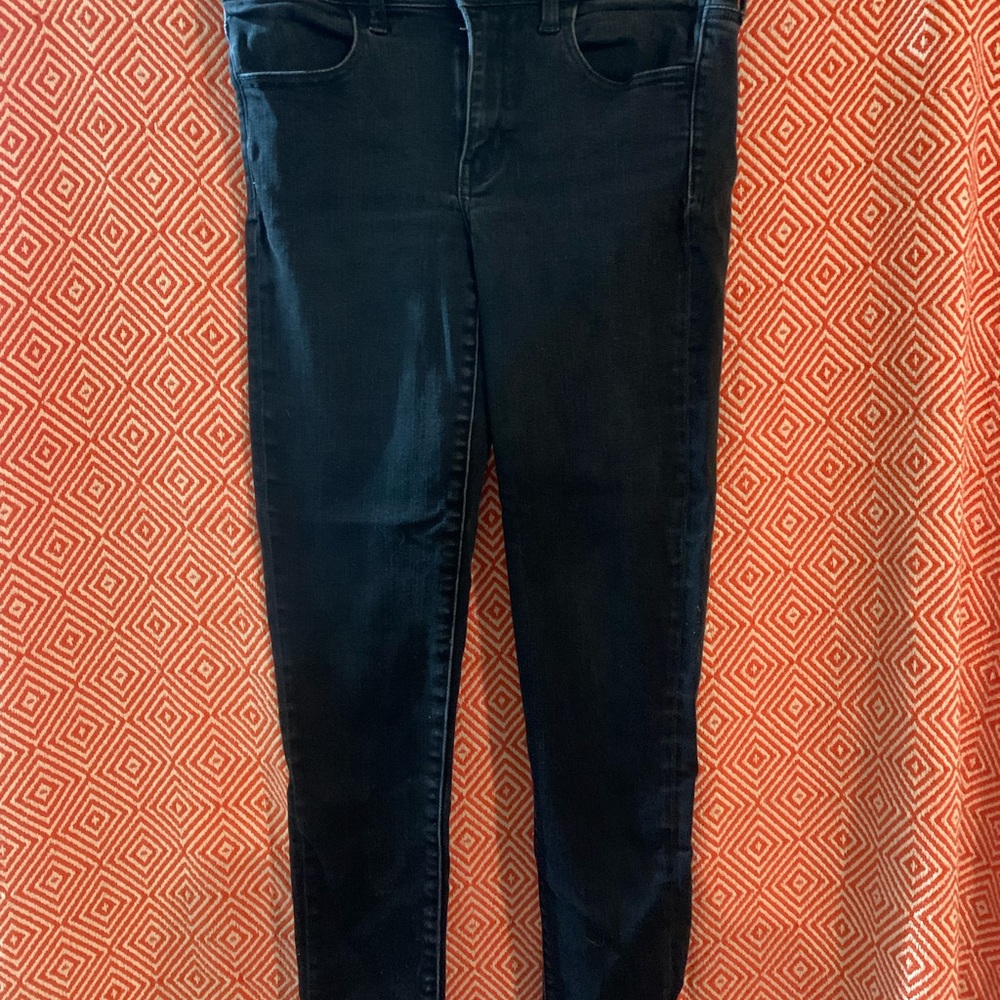 American eagle black skinny jeans